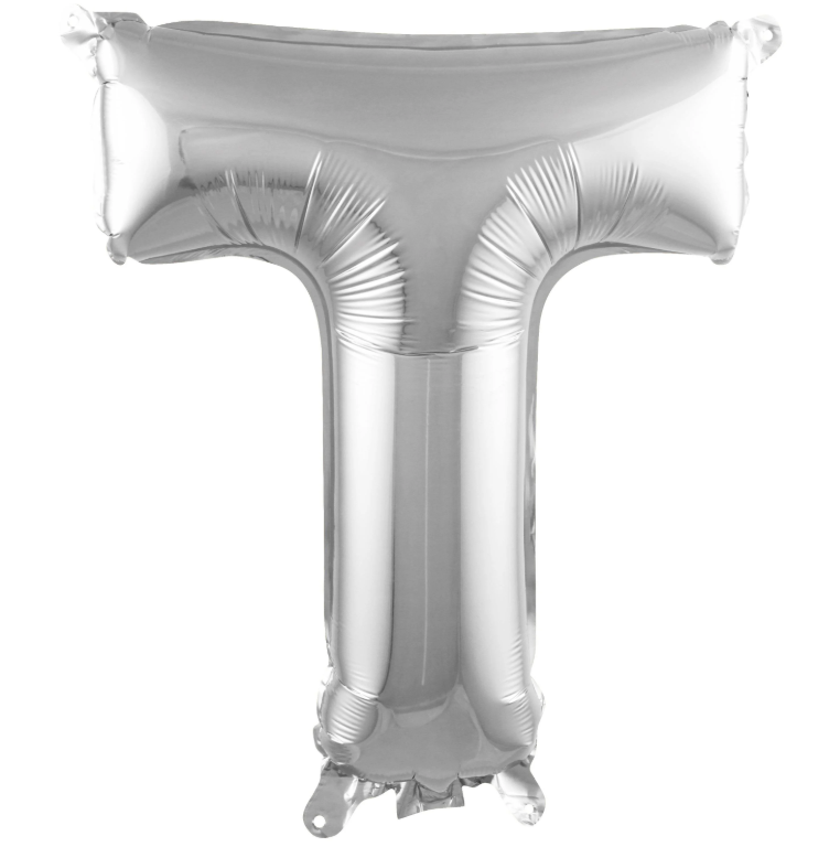 Folyo Balon Gümüş T 16 İnç 36 Cm